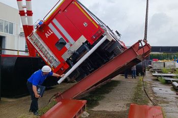 Представитель института принял участие в испытаниях новой пожарной автоцистерны