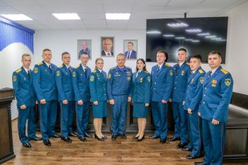 Выпускники института приступили к службе в территориальных органах МЧС России