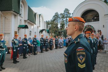 Личный состав института принял участие в престольном празднике Храма святого мученика Иоанна Воина