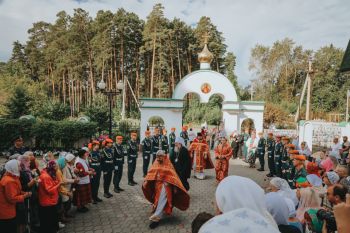 Личный состав института принял участие в престольном празднике Храма святого мученика Иоанна Воина