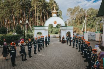 Личный состав института принял участие в престольном празднике Храма святого мученика Иоанна Воина