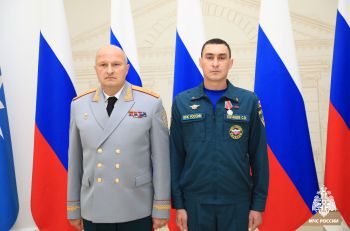 Александр Куренков принял участие в торжественной церемонии по случаю принятия Присяги в Уральском институте ГПС МЧС России