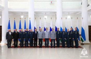 Александр Куренков принял участие в торжественной церемонии по случаю принятия Присяги в Уральском институте ГПС МЧС России