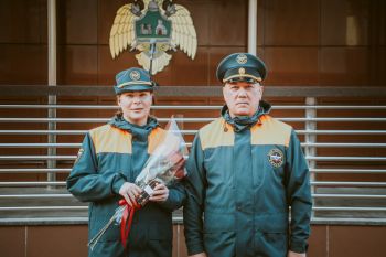 Традиционное еженедельное построение личного состава 