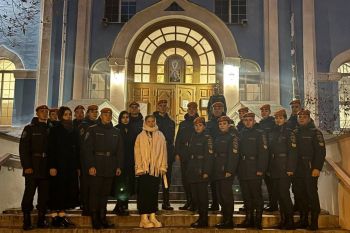 Курсанты Уральского института ГПС МЧС России приняли участие в общегородском молодежном молебне