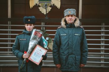 В институте состоялось еженедельное построение В институте состоялось еженедельное построение