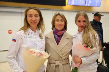 Наши чемпионы вернулись домой