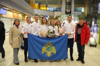 Наши чемпионы вернулись домой