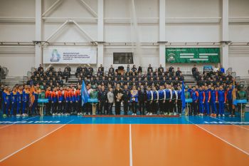 Стартовал турнир по волейболу среди вузов МЧС России