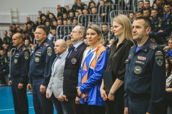Стартовал турнир по волейболу среди вузов МЧС России