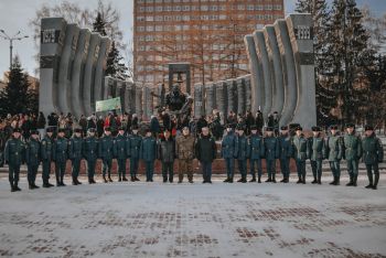 Личный состав института принял участие в траурной церемонии, посвященной 46-й годовщине ввода советских войск в Афганистан