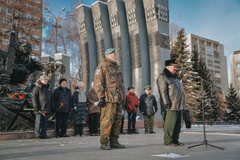 Личный состав института принял участие в траурной церемонии, посвященной 46-й годовщине ввода советских войск в Афганистан