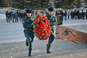 Личный состав института принял участие в траурной церемонии, посвященной 46-й годовщине ввода советских войск в Афганистан