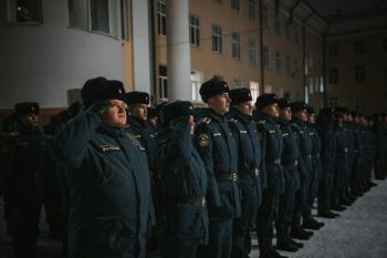 В институте состоялось первое построение 2026 года