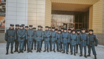 Курсанты института приняли участие в выездном учебном занятии на базе торгового центра GoodMart.