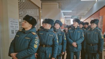 Курсанты института приняли участие в выездном учебном занятии на базе торгового центра GoodMart.