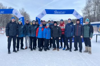 Команда института на Спартакиаде «Динамо» по лыжным гонкам