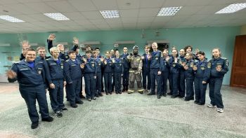 Личный состав института поздравил кадетов с праздником - Днем кадета и провел профориентационную встречу