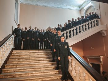 Личный состав института посетил концерт группы «Черные береты»