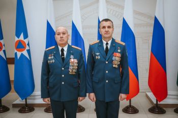 Торжественное построение в честь Дня защитника Отечества