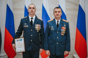 Торжественное построение в честь Дня защитника Отечества