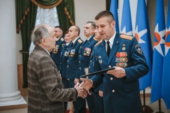 Торжественное построение в честь Дня защитника Отечества