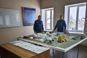 Представители института посетили Уральский учебный спасательный центр