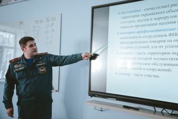 В институте прошло занятие по изучению деятельности специальных подразделений ФПС: фокус на охране объектов АЭС