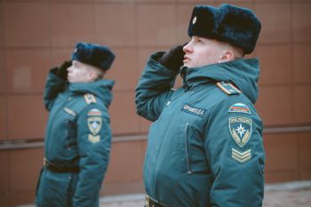 В Уральском институте ГПС МЧС России состоялось еженедельное построение