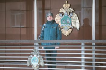 В Уральском институте ГПС МЧС России состоялось еженедельное построение