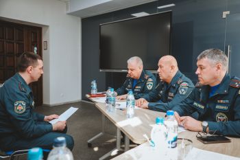 Сдача государственного экзамена слушателями и студентами Уральского института ГПС МЧС России