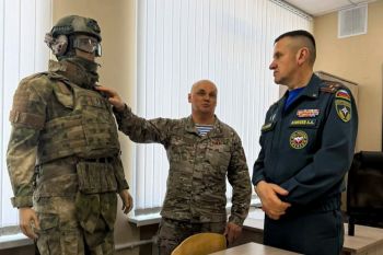 Укрепляя межведомственные связи: начальник Уральского института ГПС МЧС России Алексей Аникеев обсудил с директором филиала Центра «Воин» Сергеем Платуновым вопросы сетевого обучения и подготовки кадров