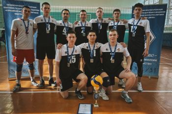 Команда института стала призером соревнований по волейбол