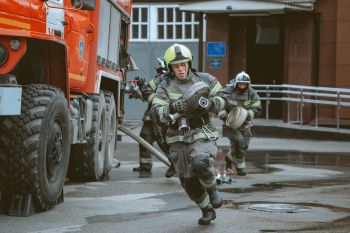 В институте прошли соревнования по боевому развертыванию