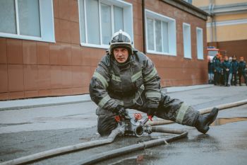 В институте прошли соревнования по боевому развертыванию