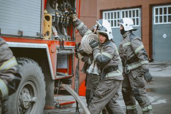 В институте прошли соревнования по боевому развертыванию