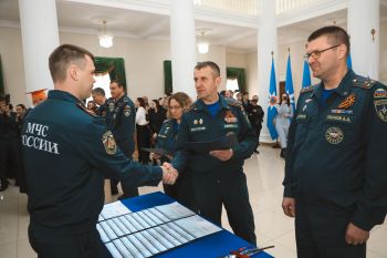 В Уральском институте ГПС МЧС России состоялся выпуск слушателей и студентов заочной формы обучения