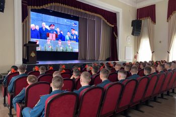 Личный состав института принял участие в праздничных мероприятиях, посвящённых Дню Победы