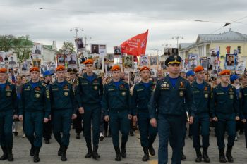 Личный состав института принял участие в праздничных мероприятиях, посвящённых Дню Победы