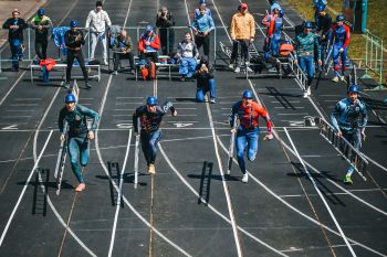 Спортсмены института успешно выступают на Всероссийских соревнованиях по пожарно-спасательному спорту