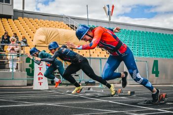 Спортсмены института успешно выступают на Всероссийских соревнованиях по пожарно-спасательному спорту