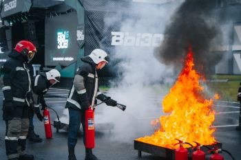 Курсанты на полигоне «Свердловский» приняли участие в приемах первой помощи
