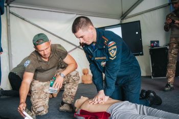 Курсанты на полигоне «Свердловский» приняли участие в приемах первой помощи Курсанты на полигоне «Свердловский» приняли участие в приемах первой помощи
