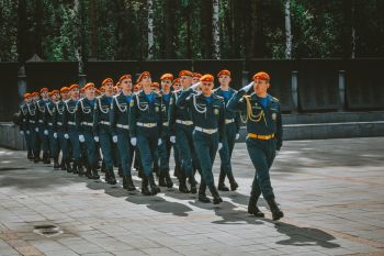 Личный состав института  принял участие в акции «Эстафета памяти»