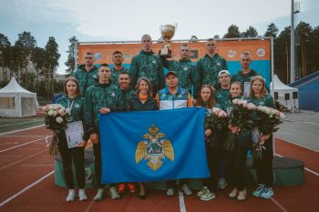 Команда нашего института – бронзовые призеры Всероссийских соревнованиях МЧС России по пожарно-спасательному спорту «Мемориал Е.П. Савкова» 