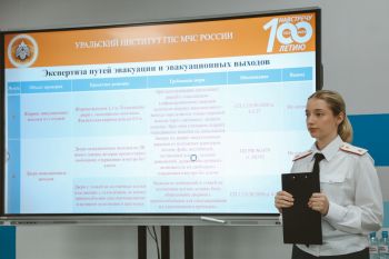 В Уральском институте ГПС МЧС России проходит защита выпускных квалификационных работ В Уральском институте ГПС МЧС России проходит защита выпускных квалификационных работ
