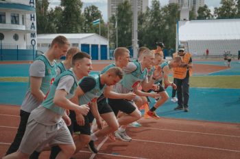 Соревнования по легкой атлетике в зачет Спартакиады «Пламя»: курсанты показали силу и выносливость Соревнования по легкой атлетике в зачет Спартакиады «Пламя»: курсанты показали силу и выносливость