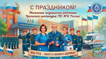 Уважаемые сотрудники медицинской части Уральского института ГПС МЧС России! Уважаемые сотрудники медицинской части Уральского института ГПС МЧС России!