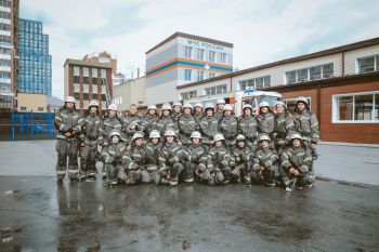 Первокурсники прошли испытание на право ношения оранжевого берета Первокурсники прошли испытание на право ношения оранжевого берета