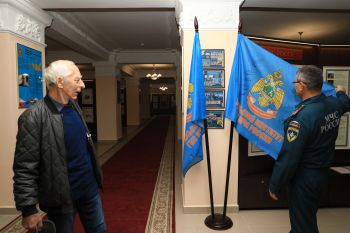Визит выпускника и ветерана пожарной службы: в Уральском институте ГПС МЧС России побывал Виктор Гаврилович Мурзенко